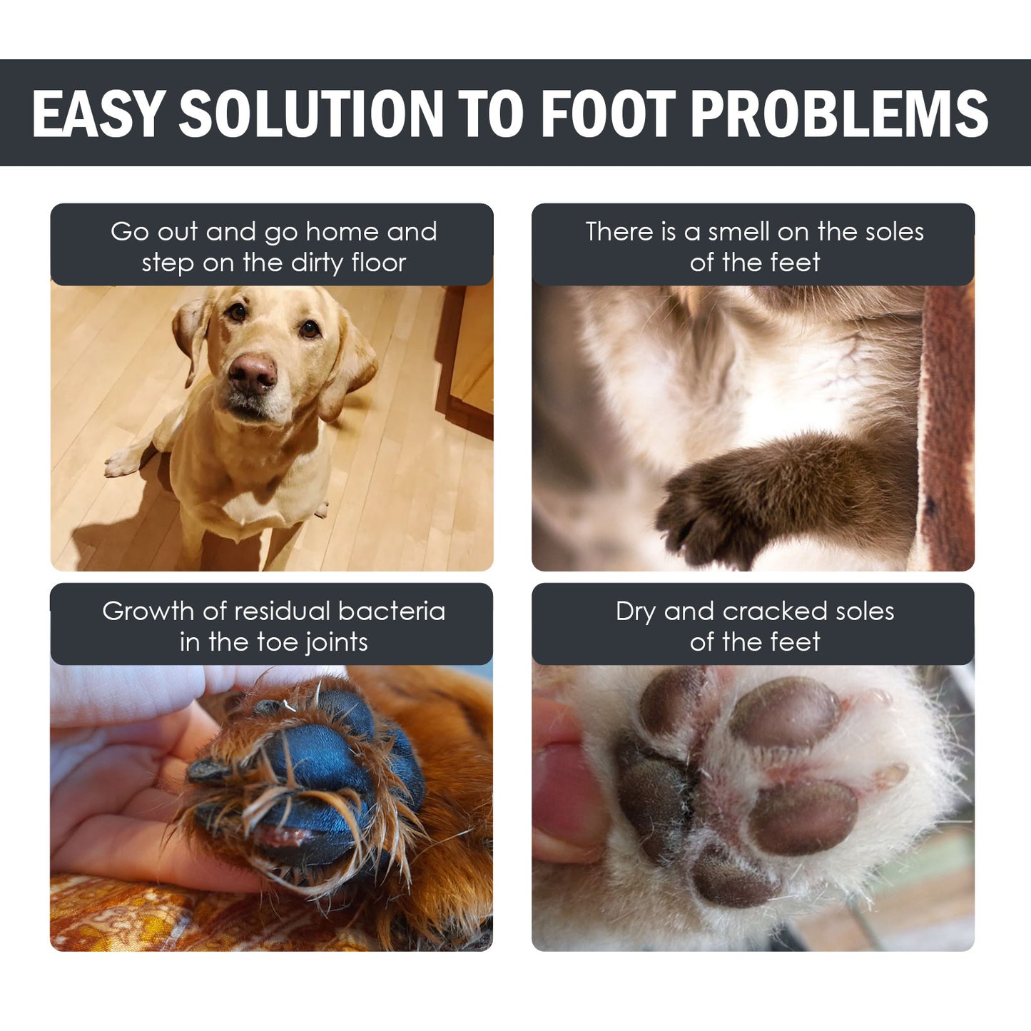 Yegbong Pet Paw Cleaner, Dog Cat Paw Cleaning Foot Care Cleaner