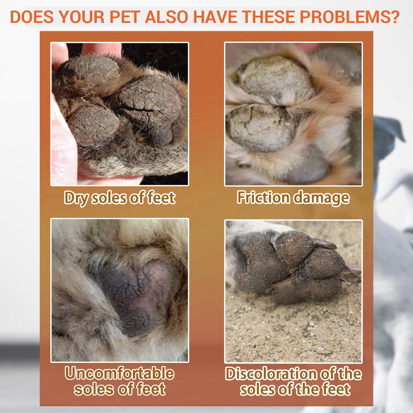 Pet Paw Care Cream, Moisturizing And Anti-Dry Crack Cat And Dog Foot Care Pad Paw Care Cream