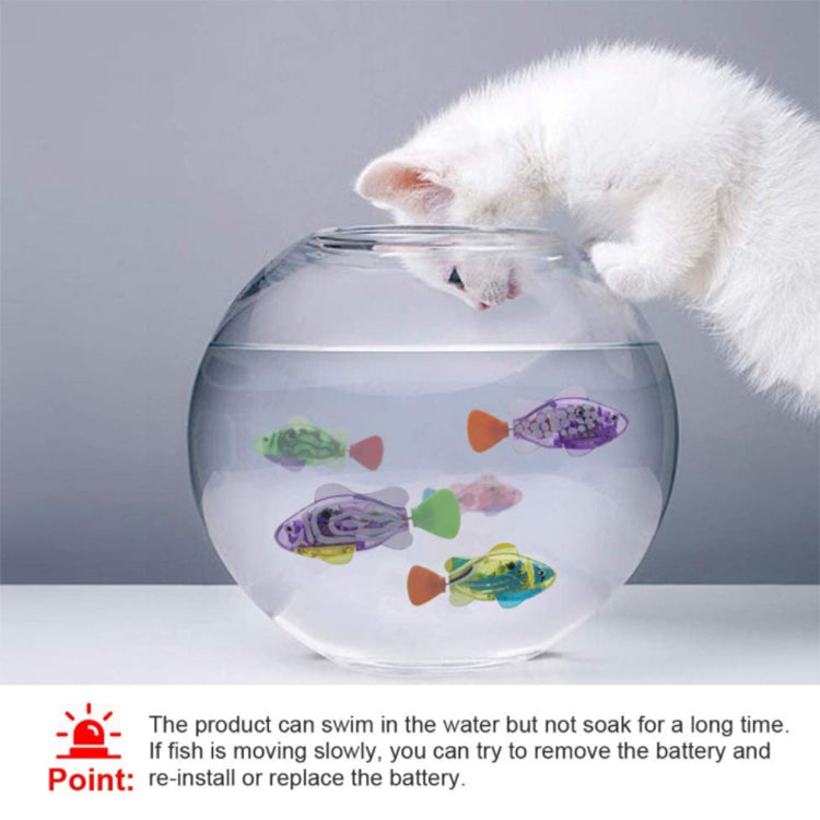 Luminous Electric Swimming Fish Toy Electronic Pet Fish Robot Fish Baby Bath Toy