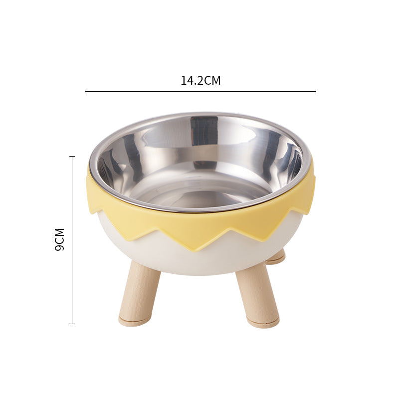 Non-Slip Stainless Steel Pet Bowl for Dogs & Cats
