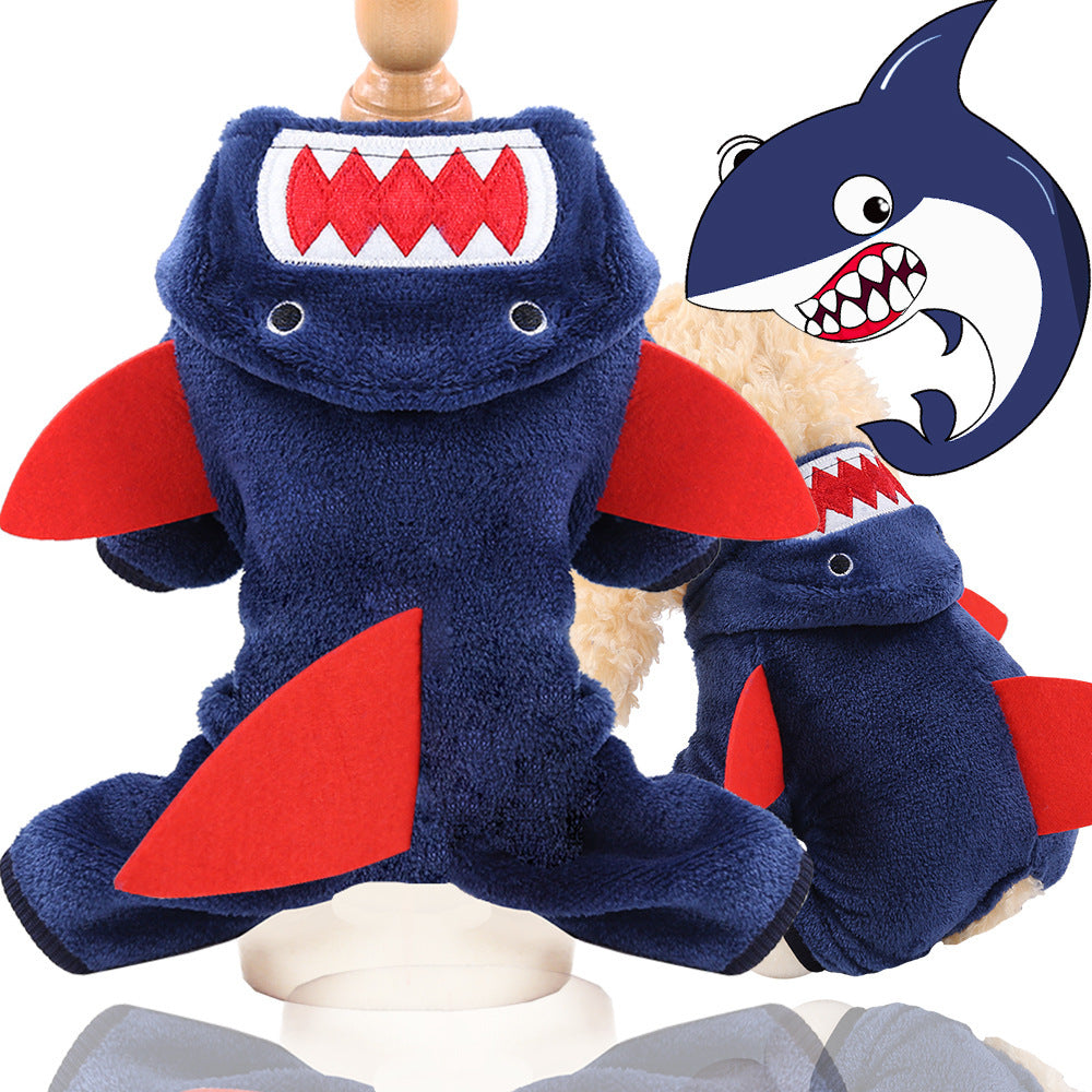 Cozy Cartoon Winter Coat for Cats & Dogs