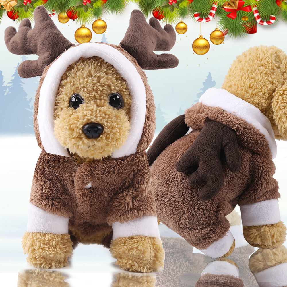 Cozy Cartoon Winter Coat for Cats & Dogs