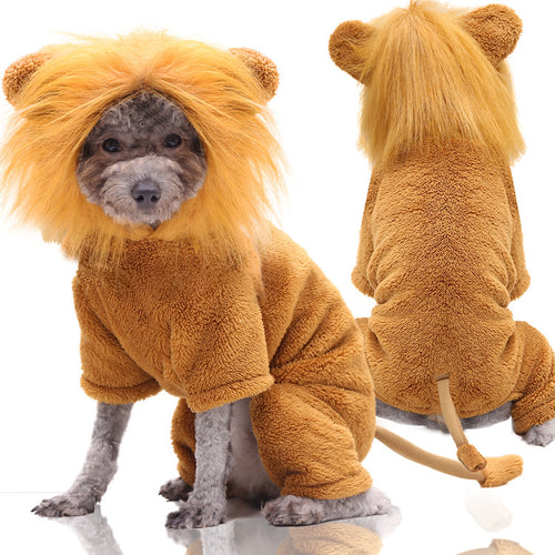 Cozy Cartoon Winter Coat for Cats & Dogs
