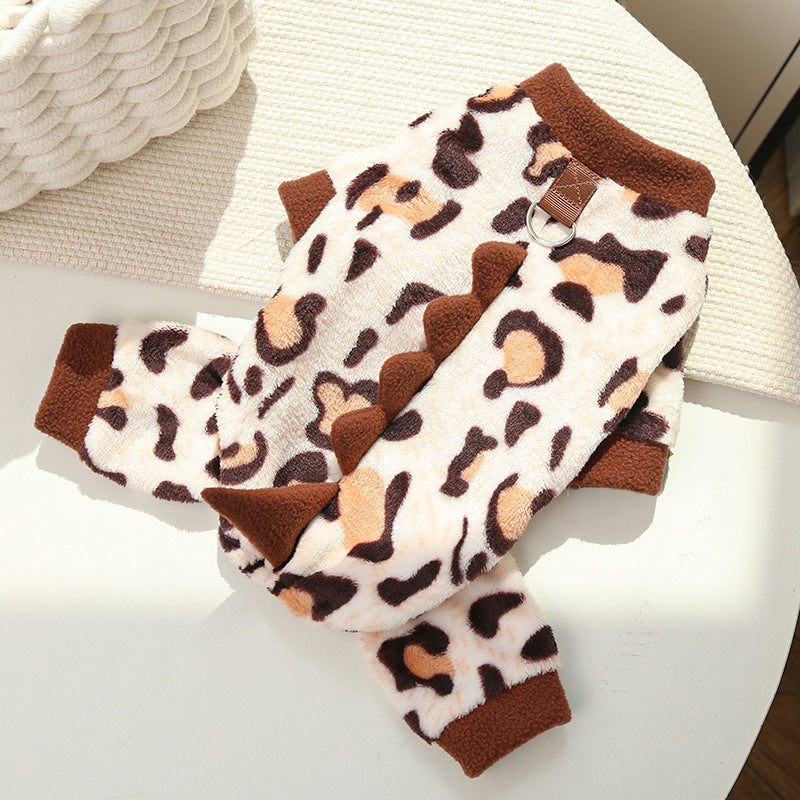 Cozy Cartoon Winter Coat for Cats & Dogs