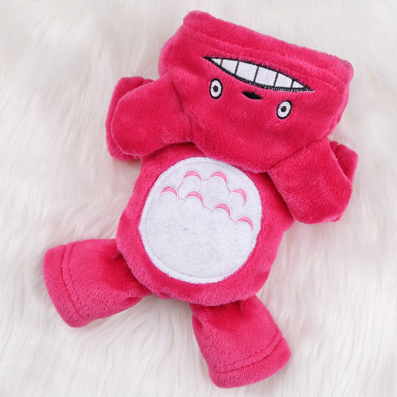 Cozy Cartoon Winter Coat for Cats & Dogs