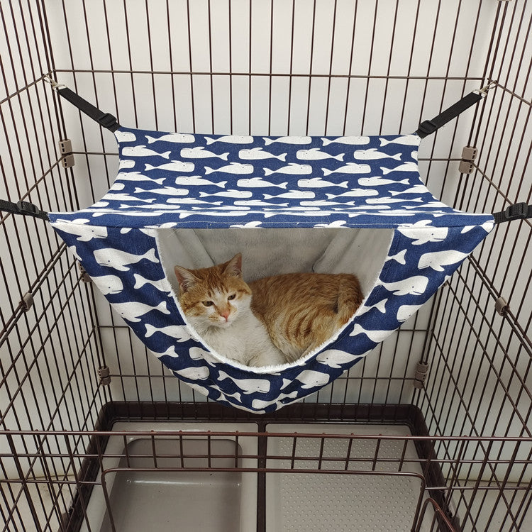 Cat Hammock Hanging Bed – Cozy Cage & Wall Mount Cat Nest