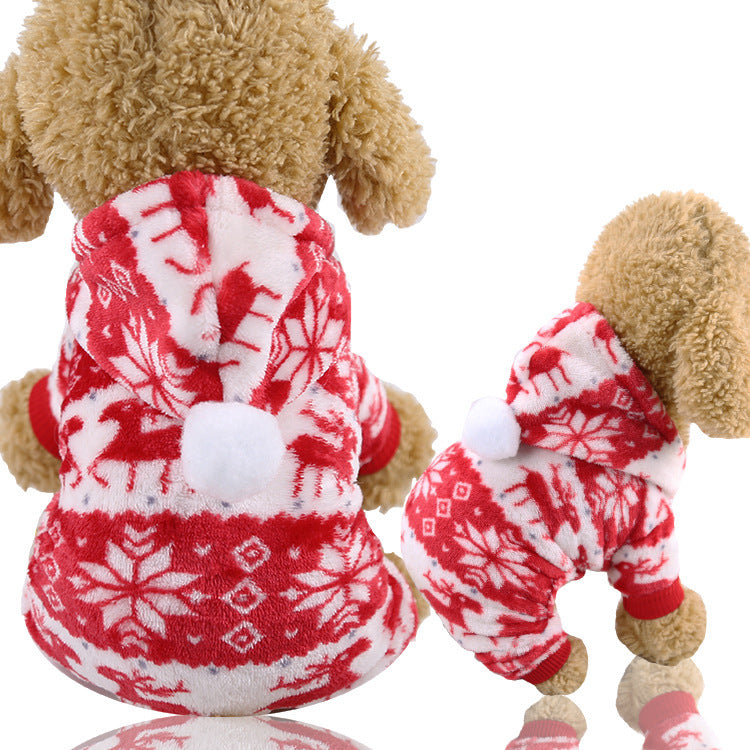 Cozy Cartoon Winter Coat for Cats & Dogs