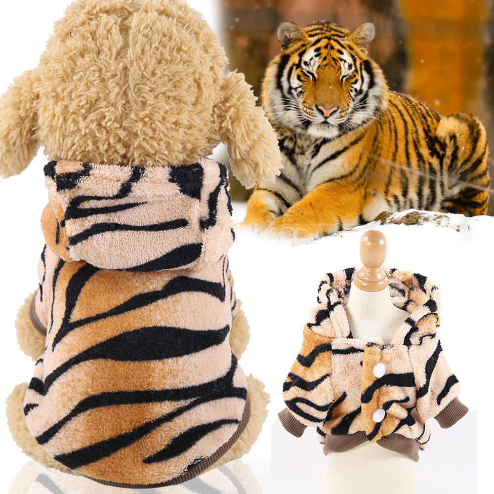Cozy Cartoon Winter Coat for Cats & Dogs