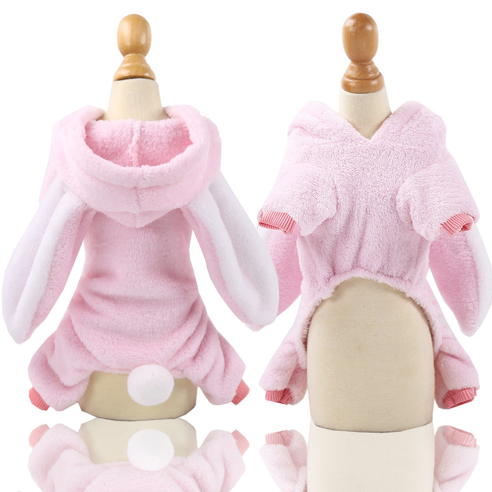 Cozy Cartoon Winter Coat for Cats & Dogs