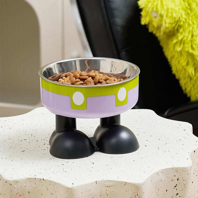 Non-Slip Stainless Steel Pet Bowl for Dogs & Cats