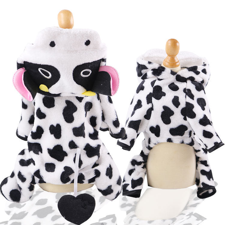 Cozy Cartoon Winter Coat for Cats & Dogs