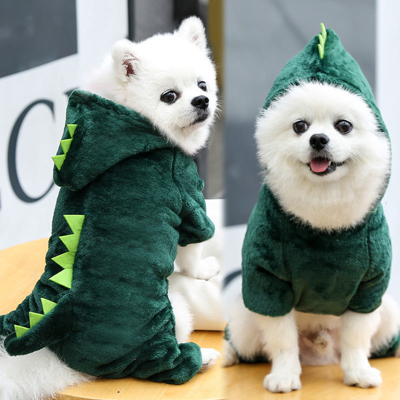 Cozy Cartoon Winter Coat for Cats & Dogs