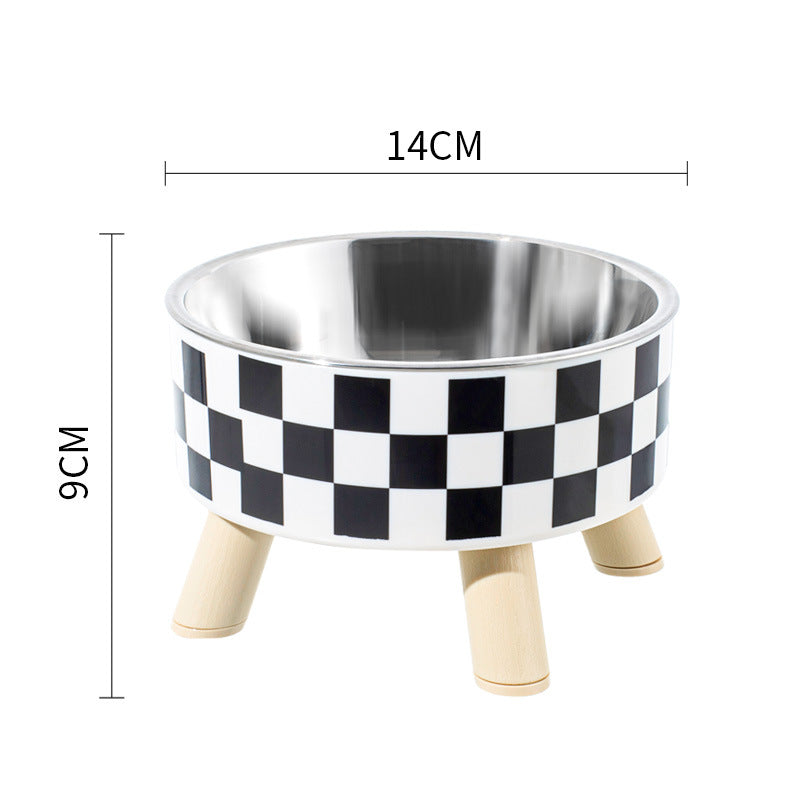 Non-Slip Stainless Steel Pet Bowl for Dogs & Cats