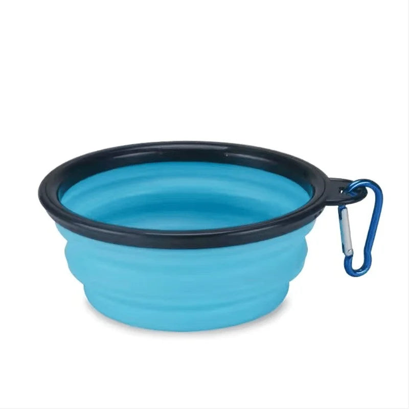 Portable Collapsible Pet Bowl | Silicone Travel Water & Food Bowl for Cats & Dogs