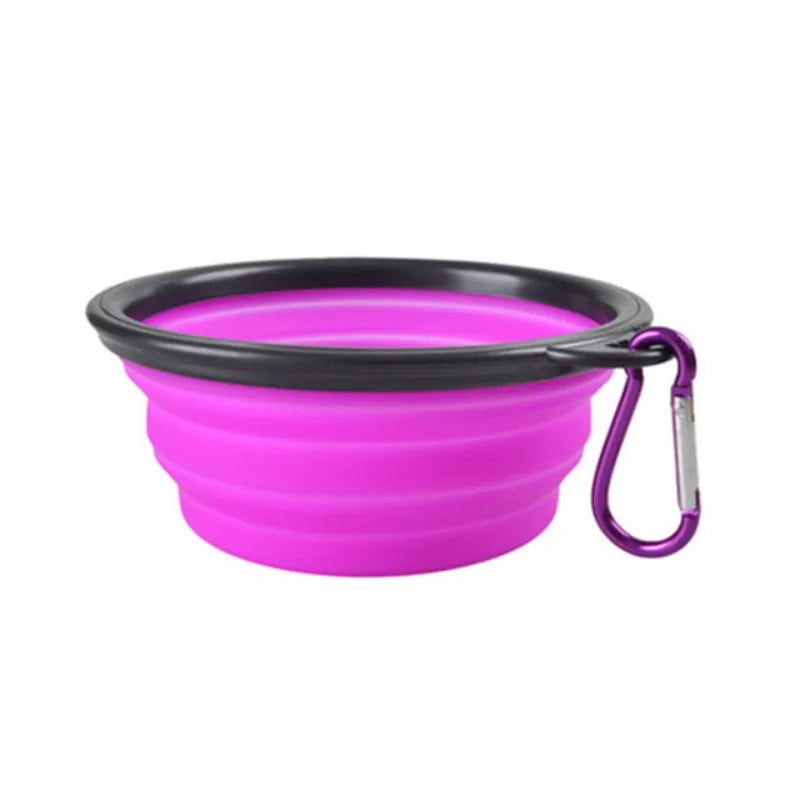 Portable Collapsible Pet Bowl | Silicone Travel Water & Food Bowl for Cats & Dogs