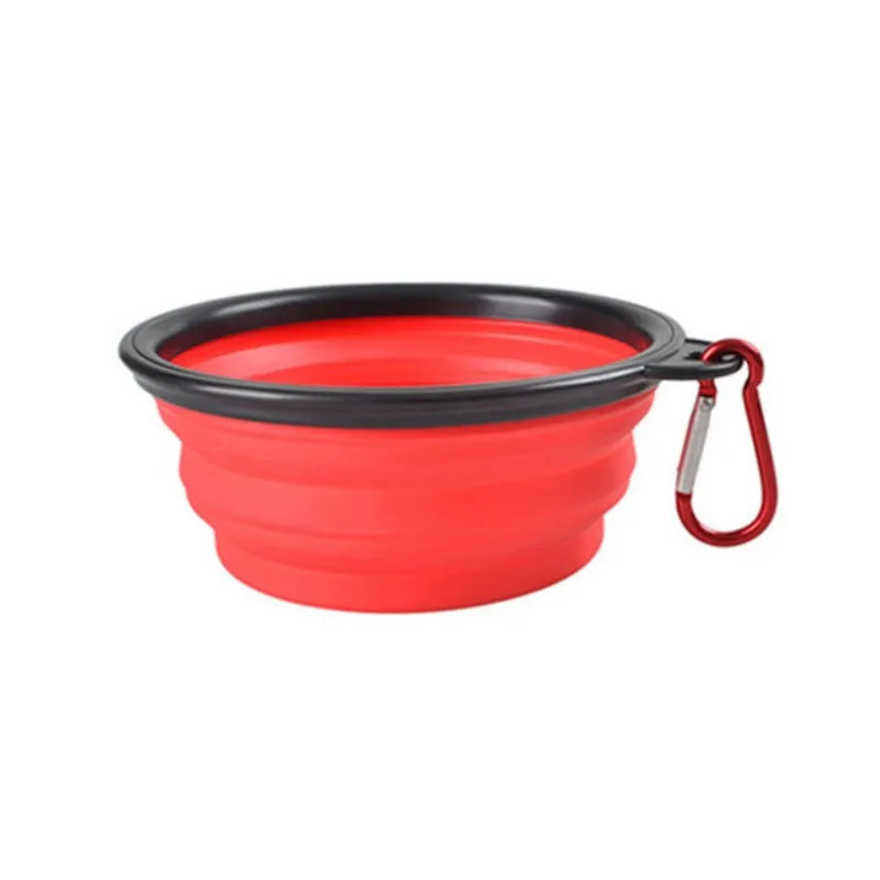 Portable Collapsible Pet Bowl | Silicone Travel Water & Food Bowl for Cats & Dogs