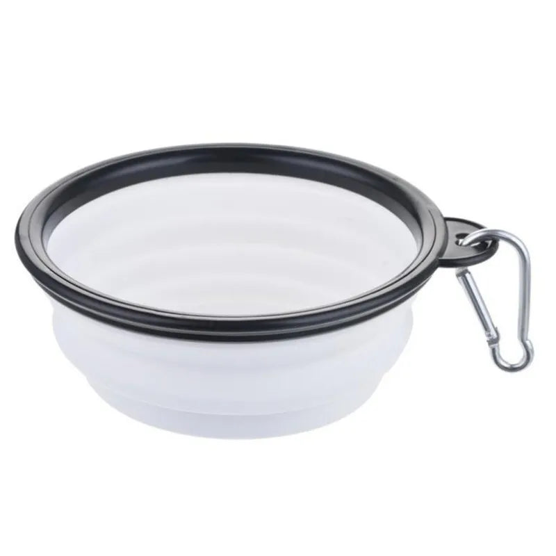Portable Collapsible Pet Bowl | Silicone Travel Water & Food Bowl for Cats & Dogs
