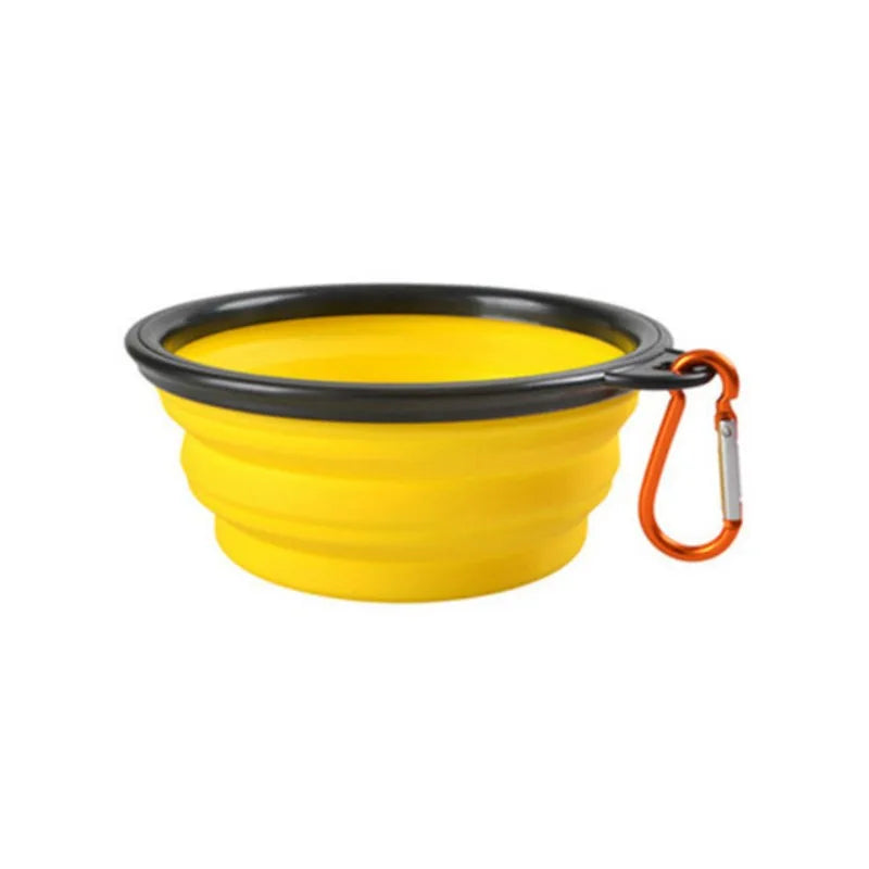 Portable Collapsible Pet Bowl | Silicone Travel Water & Food Bowl for Cats & Dogs