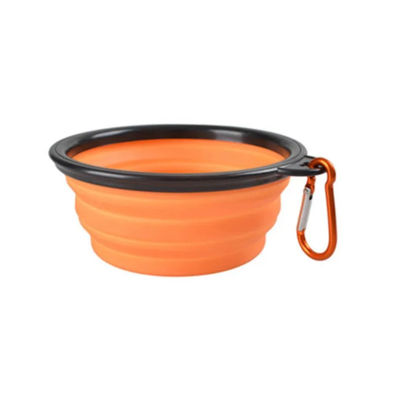 Portable Collapsible Pet Bowl | Silicone Travel Water & Food Bowl for Cats & Dogs