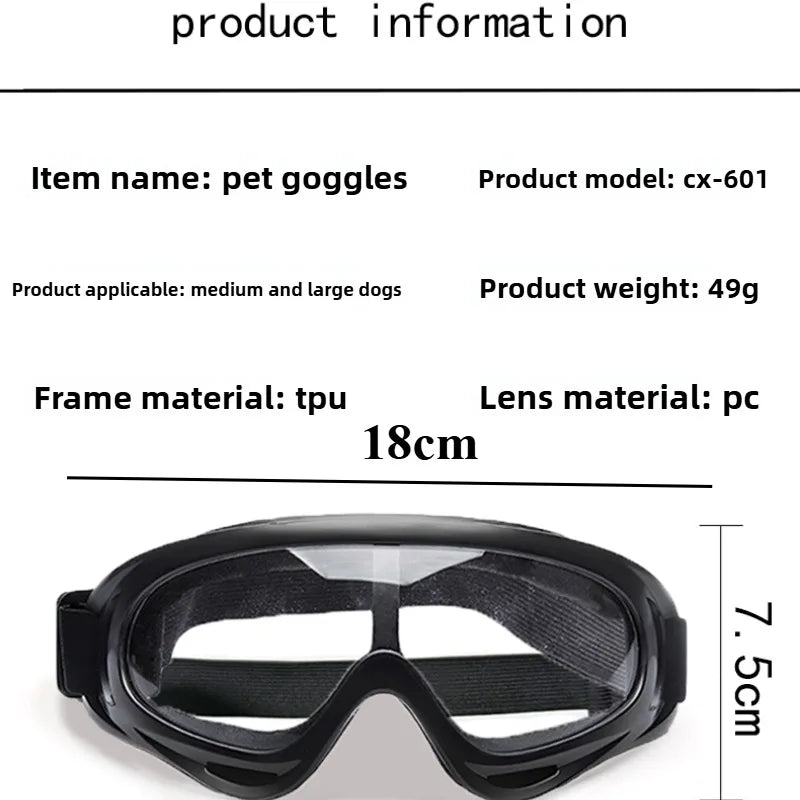 UV-Protective Dog Goggles — Stylish Sun Shades for Pups