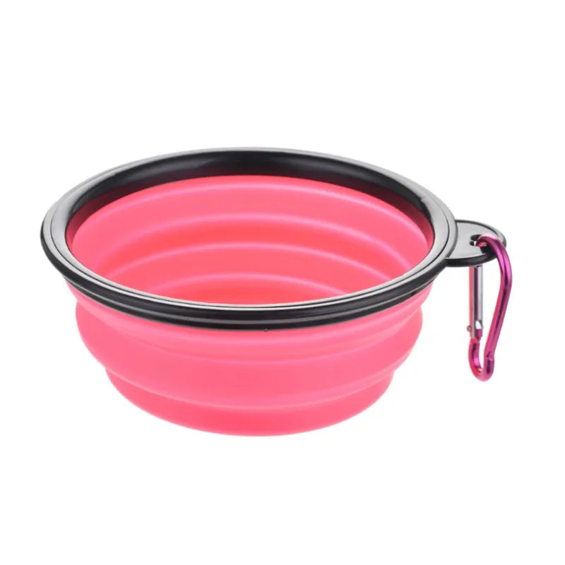 Portable Collapsible Pet Bowl | Silicone Travel Water & Food Bowl for Cats & Dogs