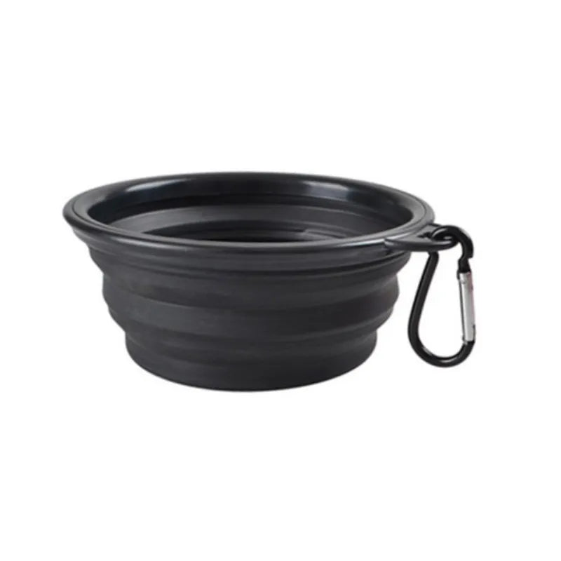 Portable Collapsible Pet Bowl | Silicone Travel Water & Food Bowl for Cats & Dogs